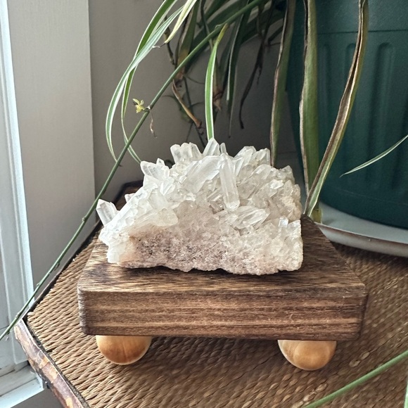 Clear Quartz Crystal Cluster BEST HEALING CRYSTAL 0.62 pounds - Picture 5 of 11